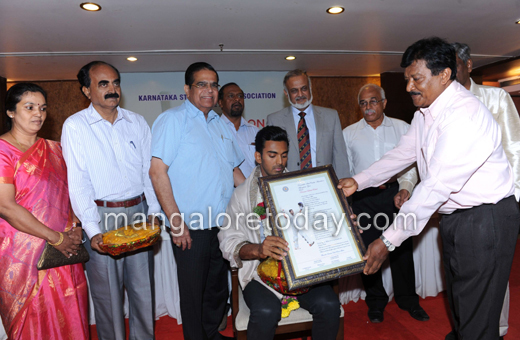 KL Rahul felicitation in Mangaloure